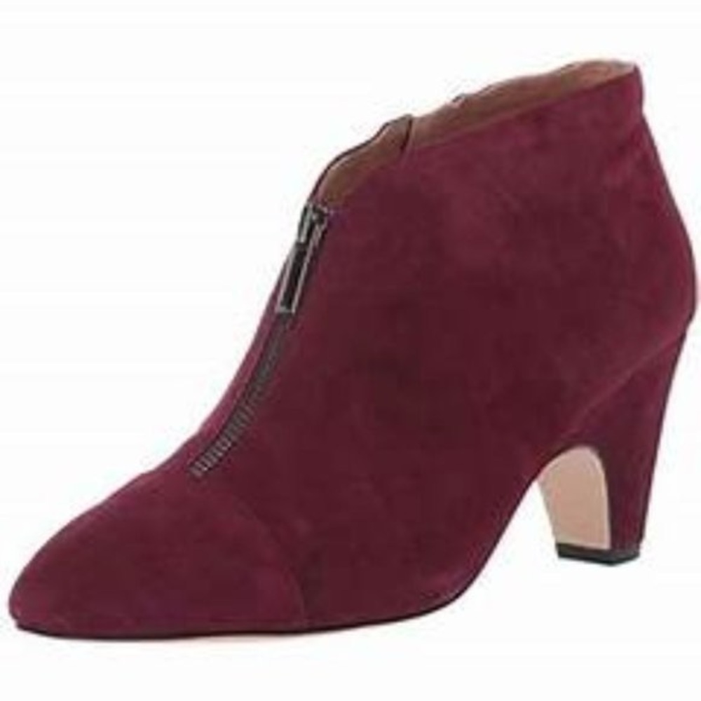 CORSO COMO BAILIE Ankle Bootie Wine Suede 9.5 M